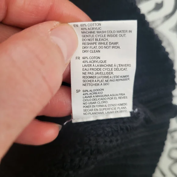 Women's Black Sweater - Picture 3 of 5